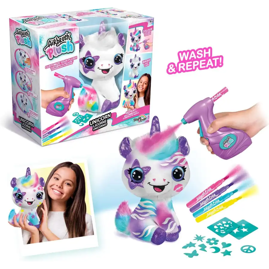 Airbrush Plush Unicorno