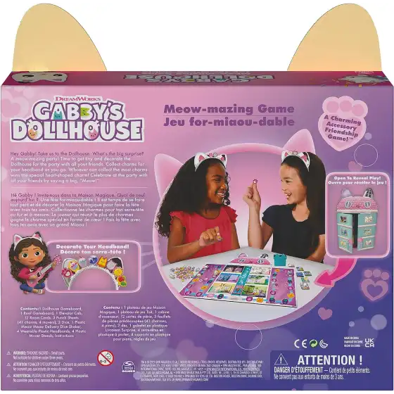Gabby's Dollhouse Gioco da tavola For-MIAO-Dabile-PARTY
