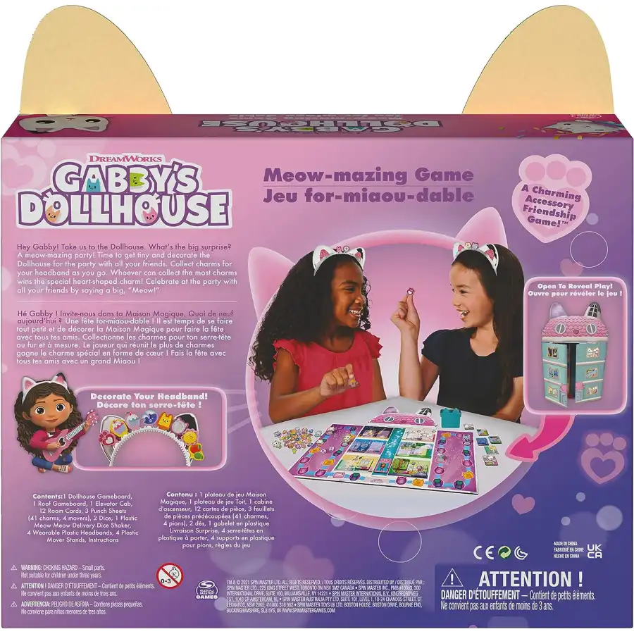 Gabby's Dollhouse Gioco da tavola For-MIAO-Dabile-PARTY