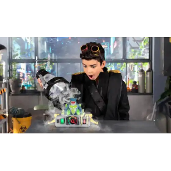 Beast Lab, Laboratorio Esperimenti Slime per la Creazione Squalo Bestia 20 cm con Luci, Suoni e Accessori