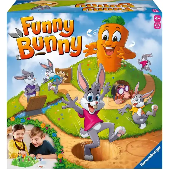 Funny Bunny - Gioco Da Tavolo Da 2 A 4 Giocatori