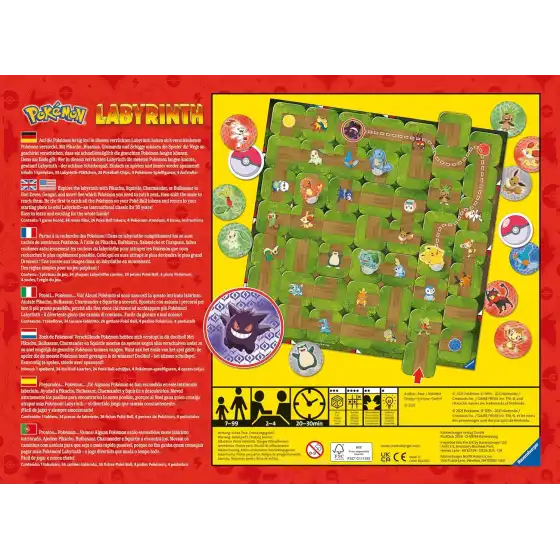 Pokemon Labyrinth Gioco da Tavolo