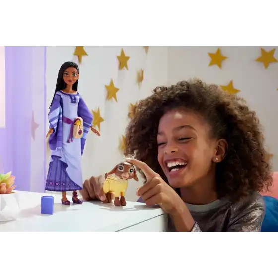 Disney Wish - Bambola Asha di Rosas con Cucciolo Valentino HPX25