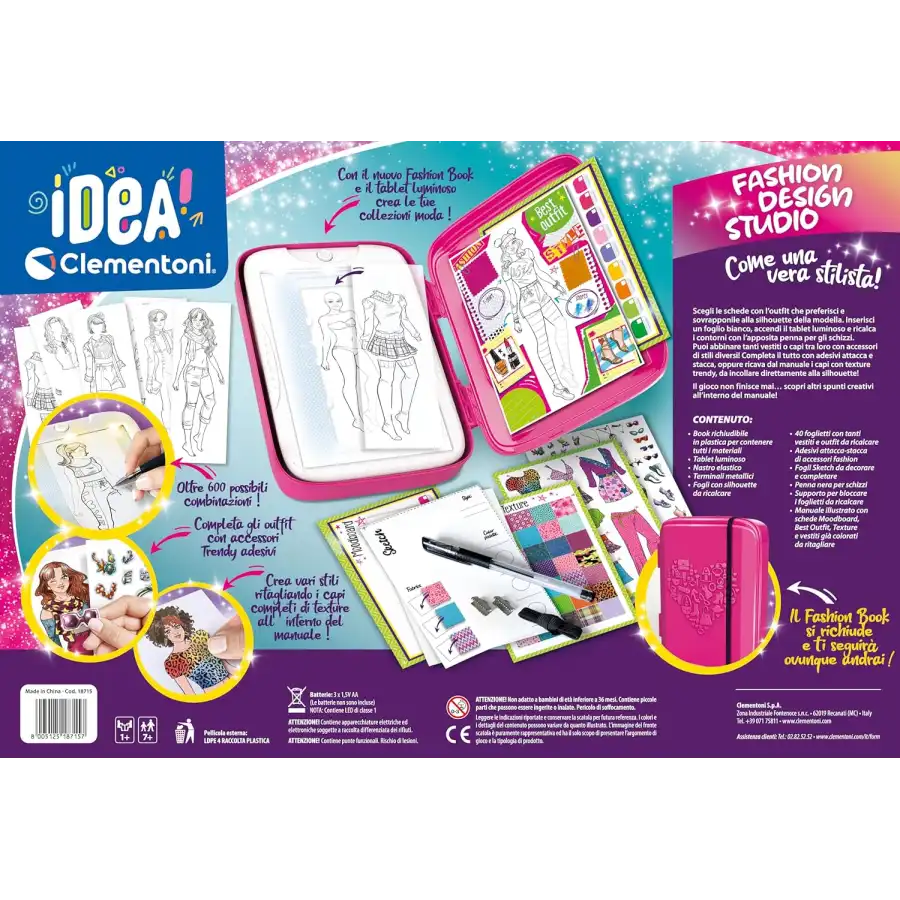 Clementoni Idea - Fashion Designer Studio 18715
