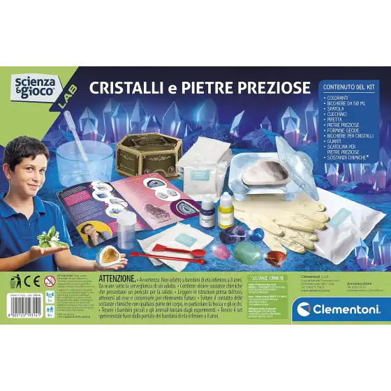 Clementoni 19314 - Cristalli e Pietre Preziose