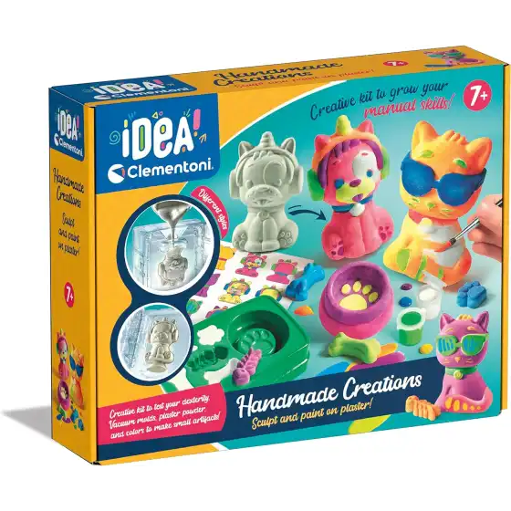 Clementoni Idea - Handmade Creations Kit per Modellare e Dipingere 18755