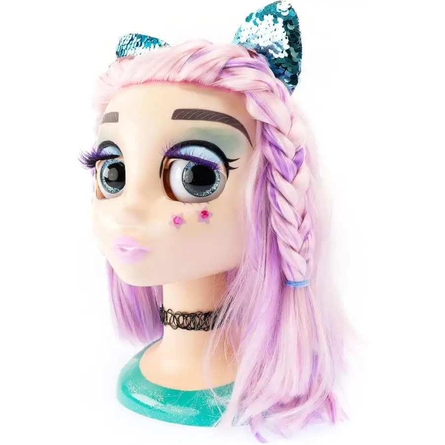 Influencer Make Up Doll, Testa da Truccare e Pettinare