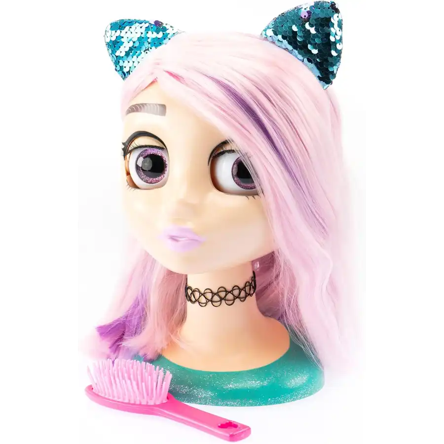 Influencer Make Up Doll, Testa da Truccare e Pettinare