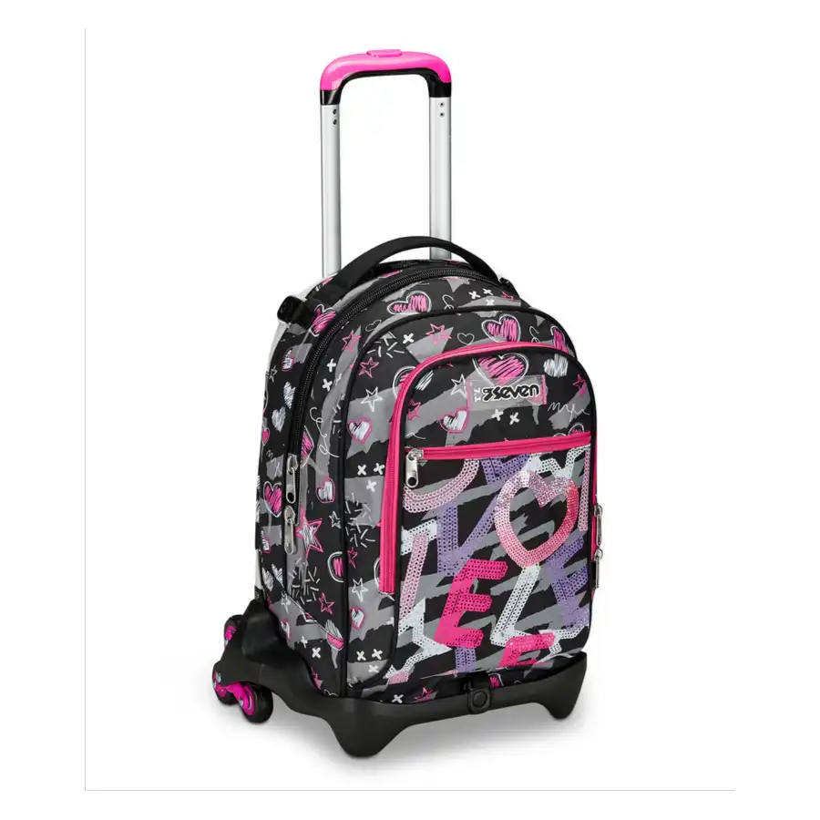 TROLLEY JACK Seven 3 RUOTE - DRAFT HEART