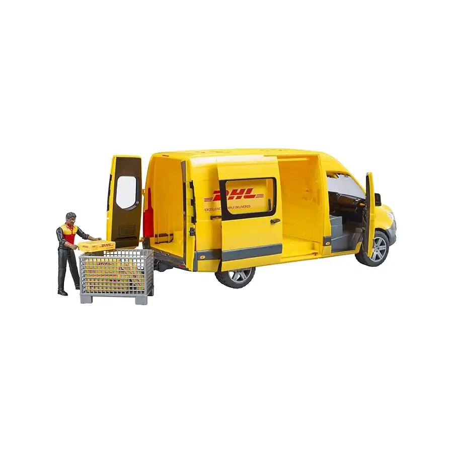 Bruder 02761 Mercedes Sprinter DHL C/person.
