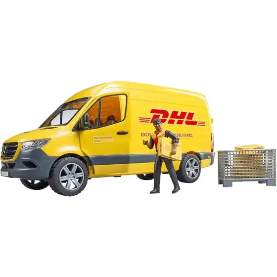 Bruder 02761 Mercedes Sprinter DHL C/person.