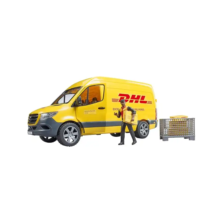Bruder 02761 Mercedes Sprinter DHL C/person.