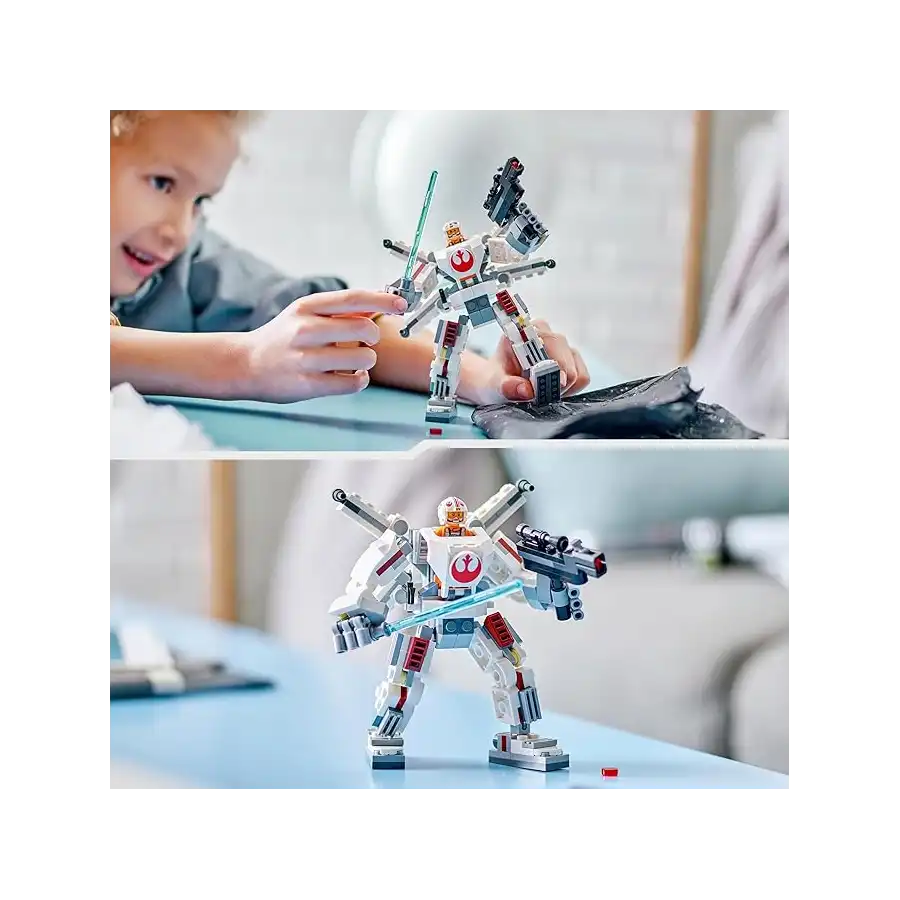 LEGO 75390 - Set Costruzioni Star Wars Armatura Mech X-Wing di Luke Skywalker