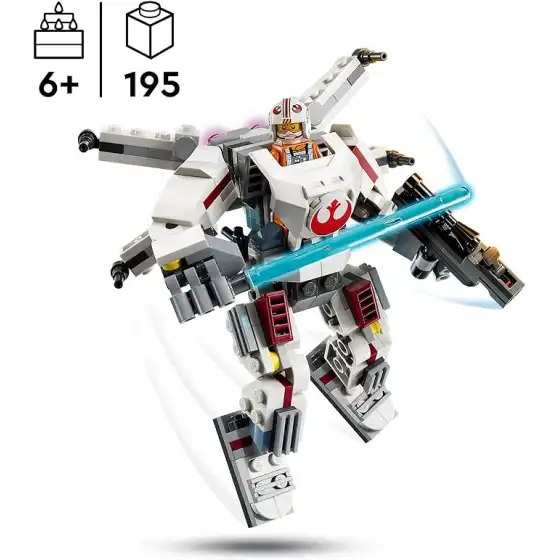 LEGO 75390 - Set Costruzioni Star Wars Armatura Mech X-Wing di Luke Skywalker