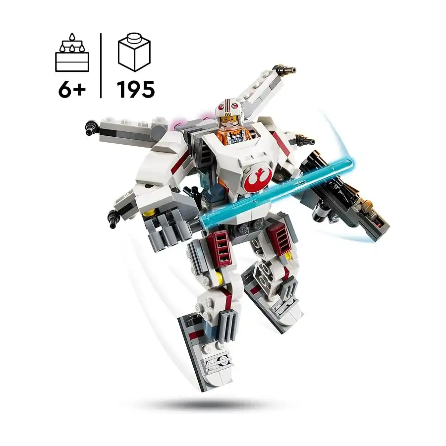 LEGO 75390 - Set Costruzioni Star Wars Armatura Mech X-Wing di Luke Skywalker