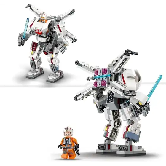 LEGO 75390 - Set Costruzioni Star Wars Armatura Mech X-Wing di Luke Skywalker