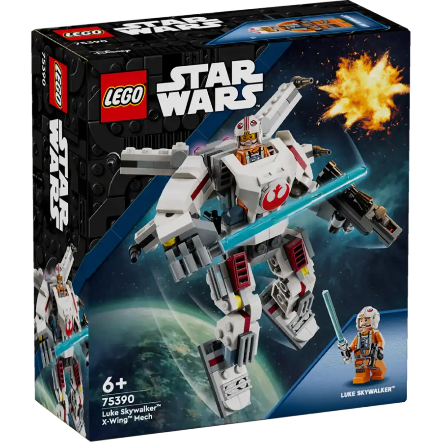 LEGO 75390 - Set Costruzioni Star Wars Armatura Mech X-Wing di Luke Skywalker