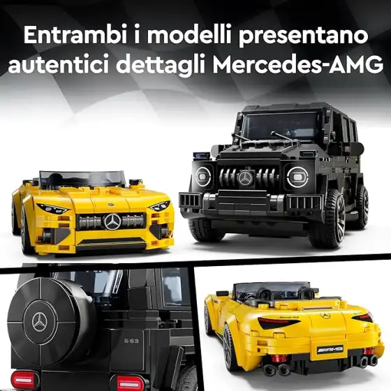 LEGO 76924 - Set Costruzioni Speed Champions Mercedes-AMG G63 & Mercedes-AMG SL63