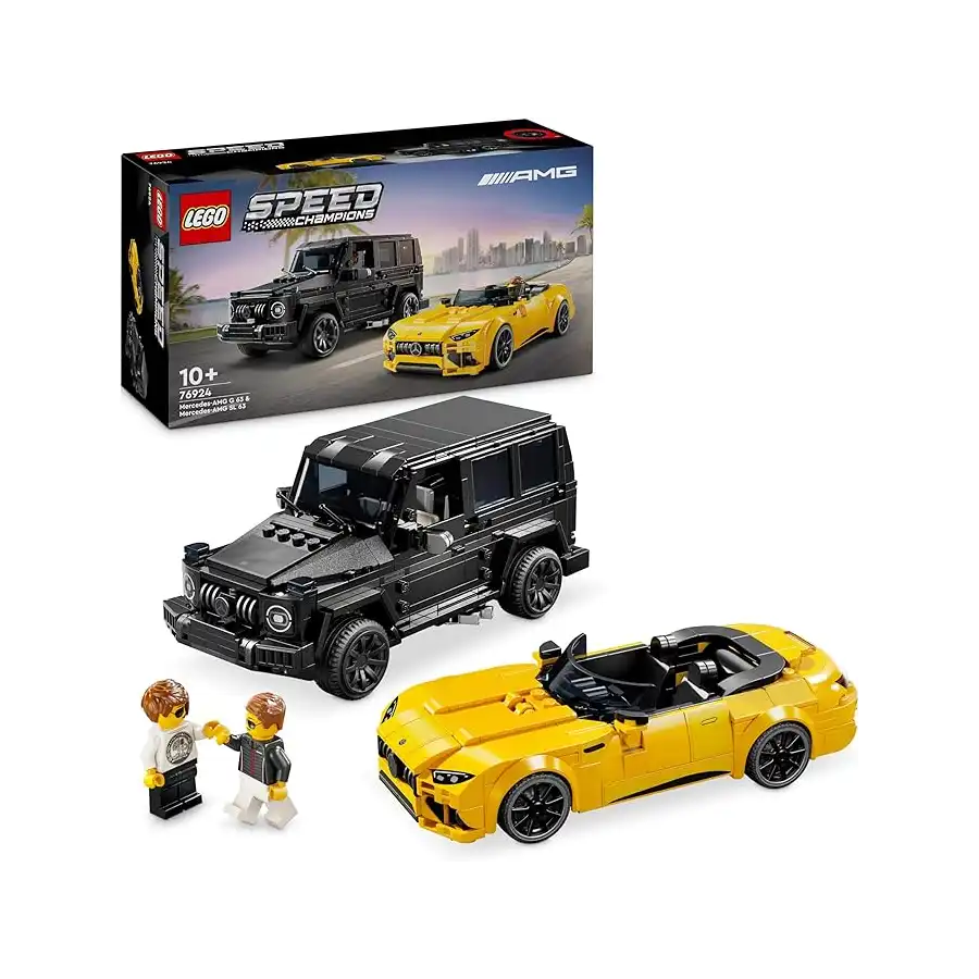 LEGO 76924 - Set Costruzioni Speed Champions Mercedes-AMG G63 & Mercedes-AMG SL63