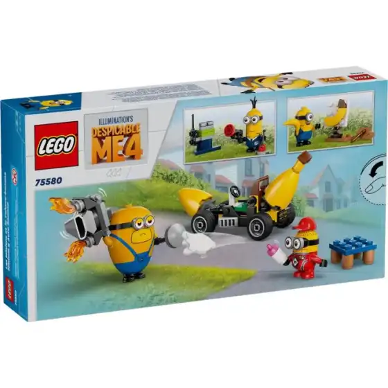 LEGO 75580 - Set Costruzioni Cattivissimo Me I Minions e L'Auto Banana