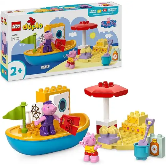 LEGO Duplo 10432 - Set Costruzioni Peppa Pig Viaggio in Barca 10432