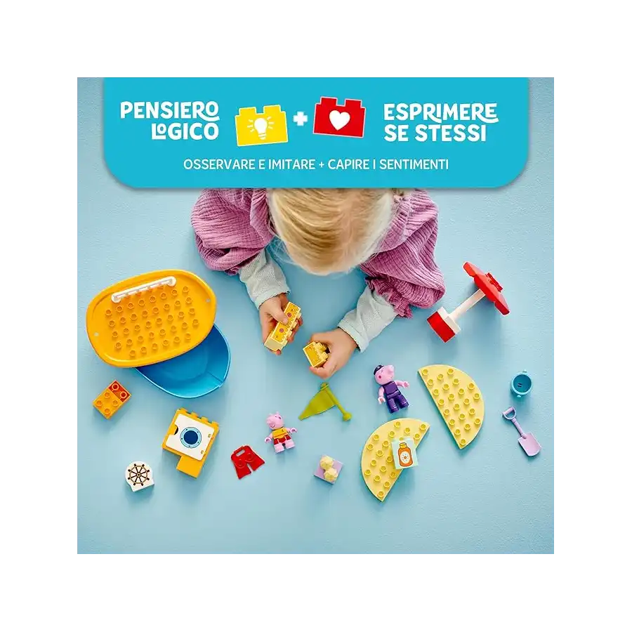 LEGO Duplo 10432 - Set Costruzioni Peppa Pig Viaggio in Barca 10432