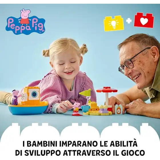 LEGO Duplo 10432 - Set Costruzioni Peppa Pig Viaggio in Barca 10432