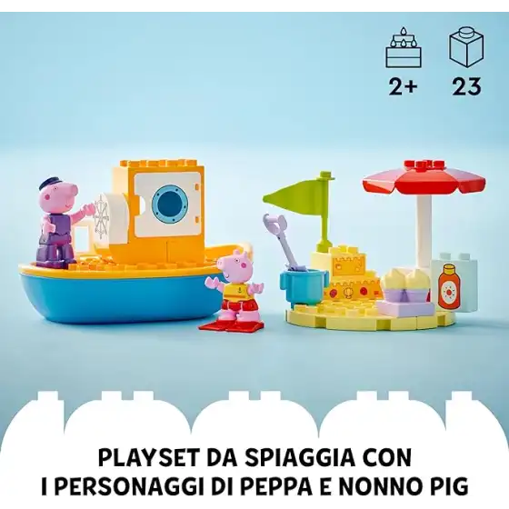 LEGO Duplo 10432 - Set Costruzioni Peppa Pig Viaggio in Barca 10432