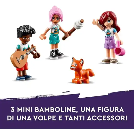 LEGO 42624 - Set Costruzioni LEGO Friends Cabine Relax al Campo Avventure