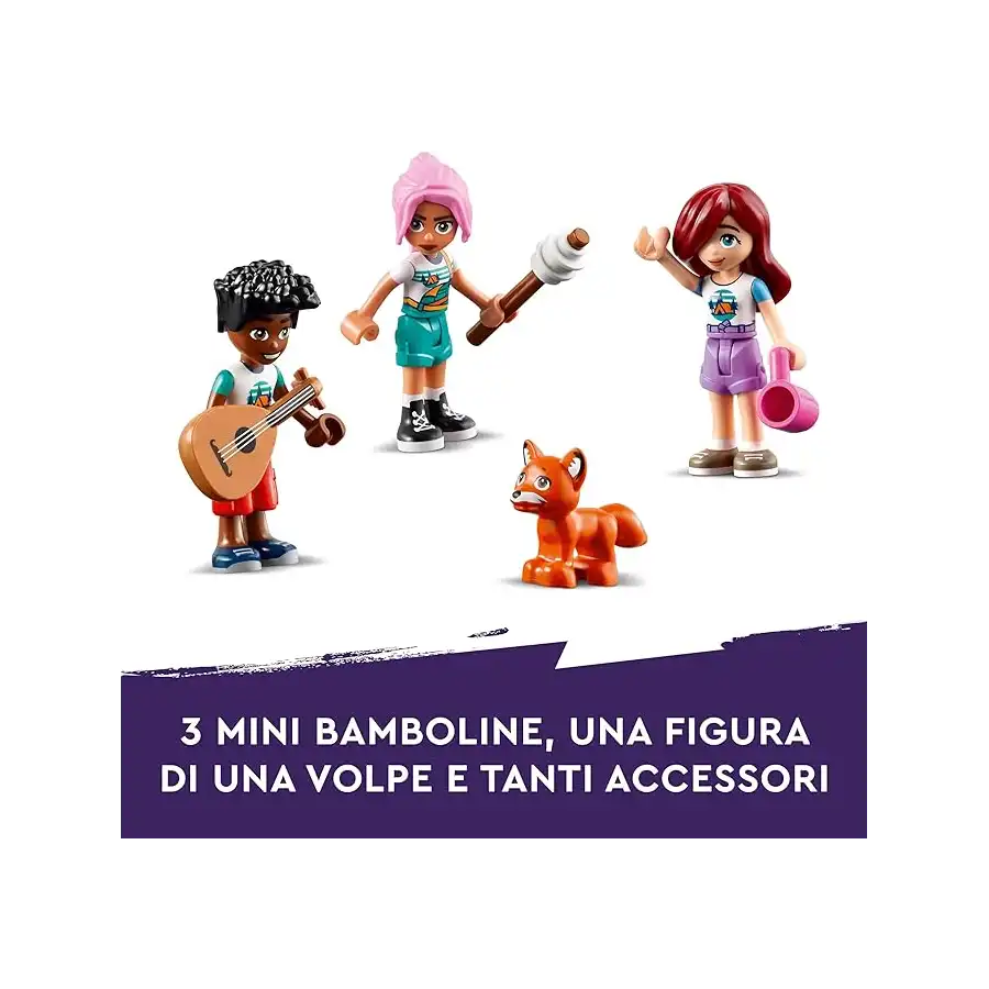 LEGO 42624 - Set Costruzioni LEGO Friends Cabine Relax al Campo Avventure