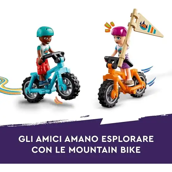 LEGO 42624 - Set Costruzioni LEGO Friends Cabine Relax al Campo Avventure