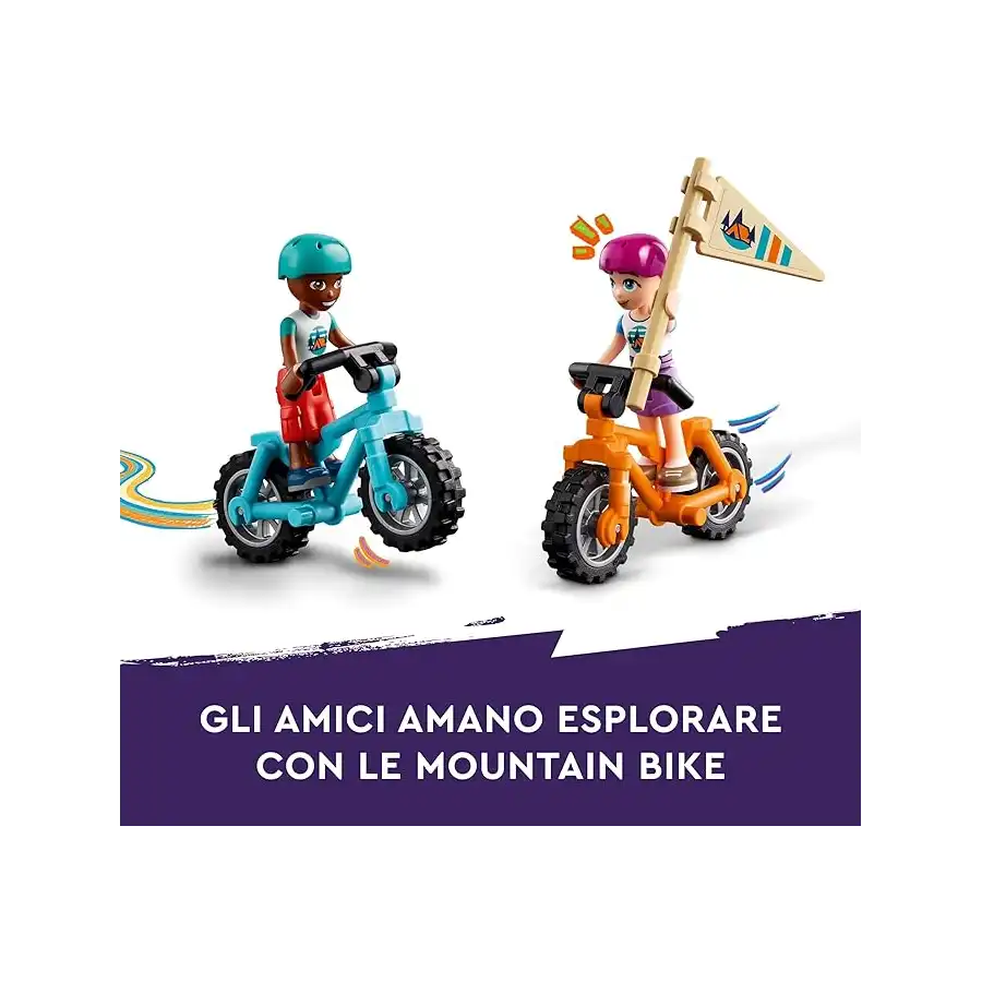 LEGO 42624 - Set Costruzioni LEGO Friends Cabine Relax al Campo Avventure