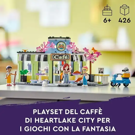 LEGO 42618 - Set Costruzioni LEGO Friends Caffè di Heartlake City