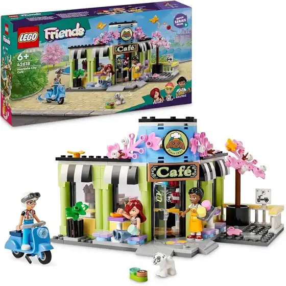 LEGO 42618 - Set Costruzioni LEGO Friends Caffè di Heartlake City