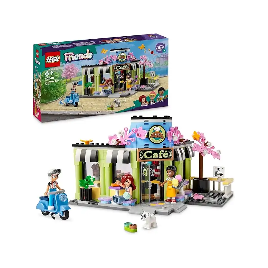 LEGO 42618 - Set Costruzioni LEGO Friends Caffè di Heartlake City