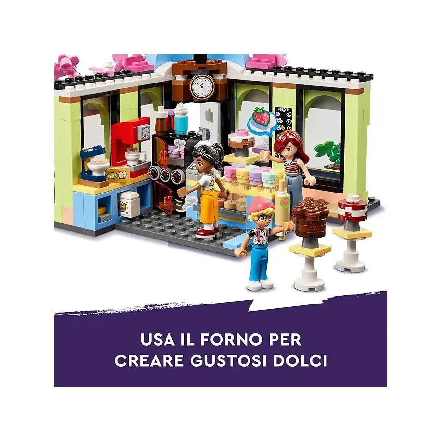 LEGO 42618 - Set Costruzioni LEGO Friends Caffè di Heartlake City