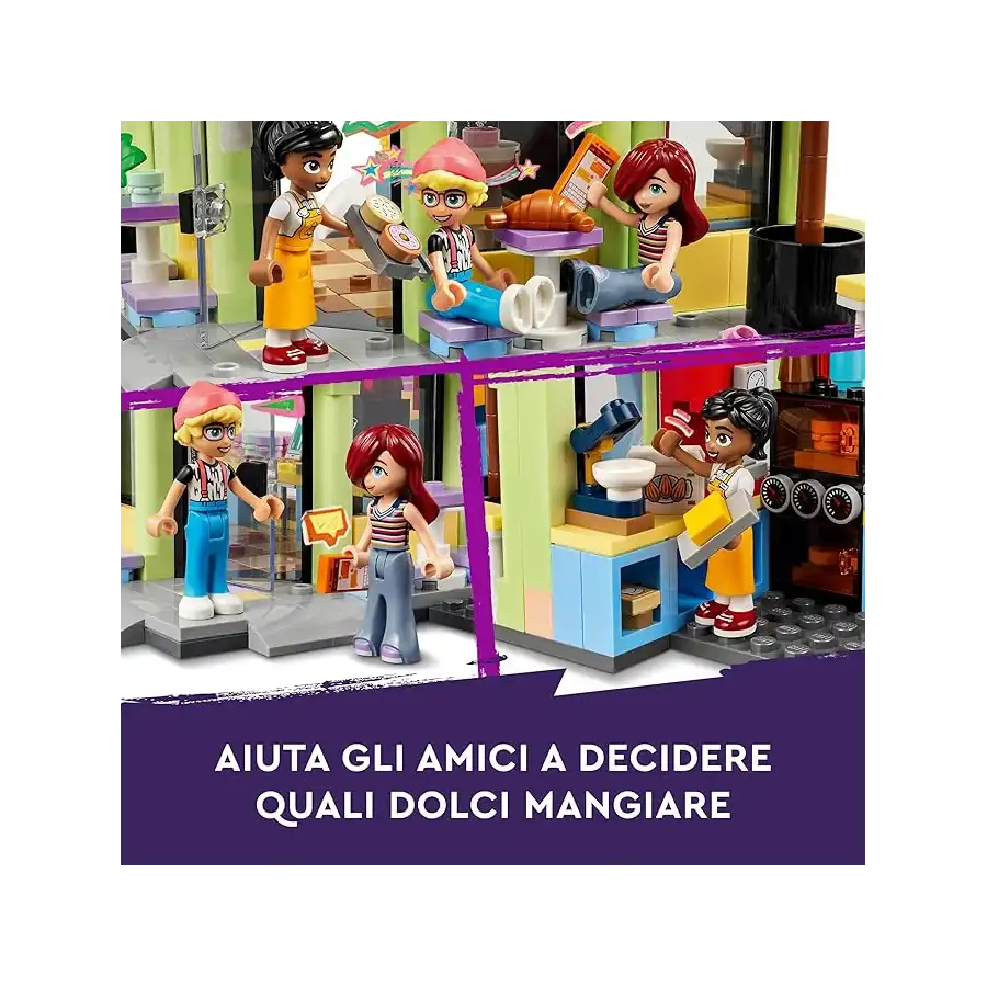 LEGO 42618 - Set Costruzioni LEGO Friends Caffè di Heartlake City