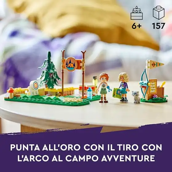 LEGO 42622 - Set Costruzioni LEGO Friends Tiro con l'Arco al Campo Avventure