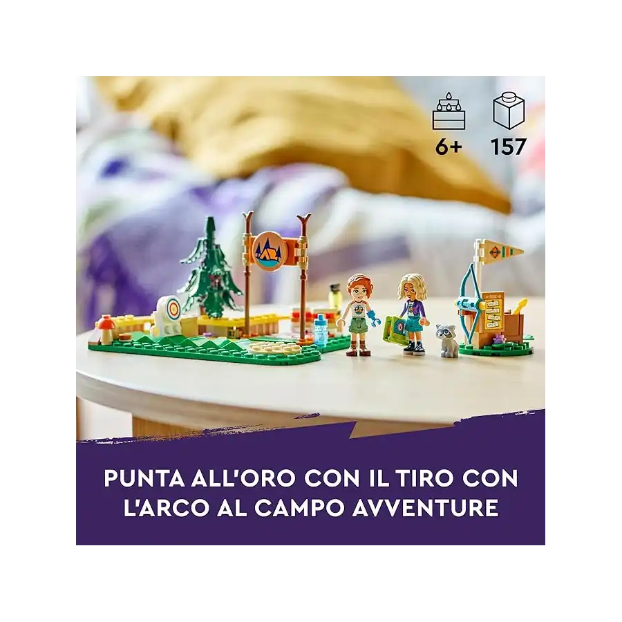 LEGO 42622 - Set Costruzioni LEGO Friends Tiro con l'Arco al Campo Avventure