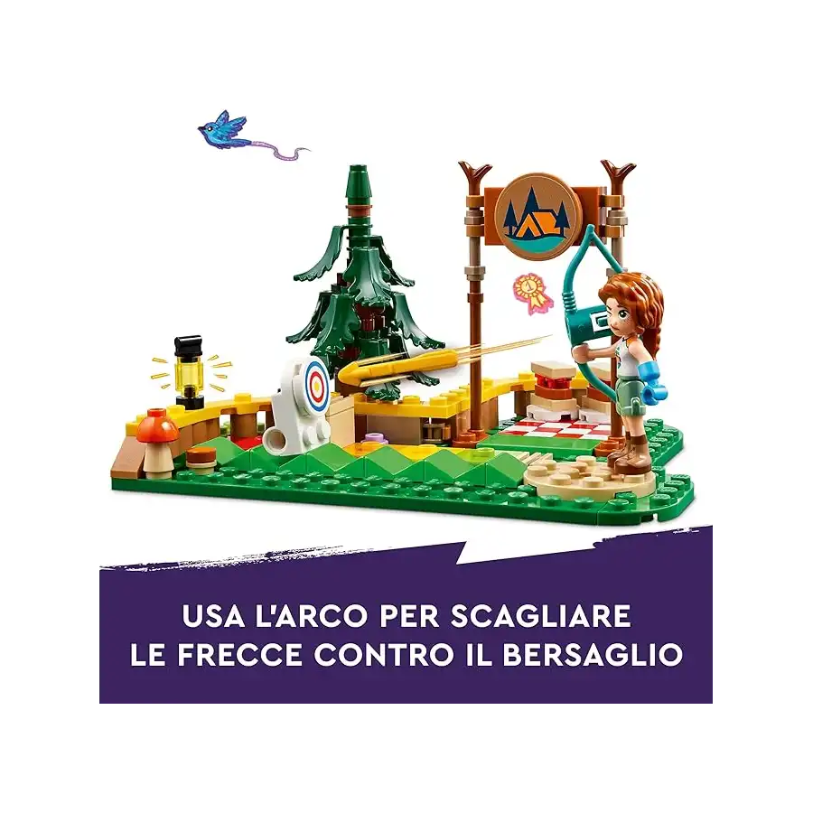 LEGO 42622 - Set Costruzioni LEGO Friends Tiro con l'Arco al Campo Avventure
