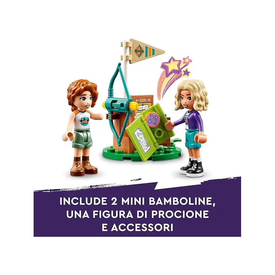 LEGO 42622 - Set Costruzioni LEGO Friends Tiro con l'Arco al Campo Avventure