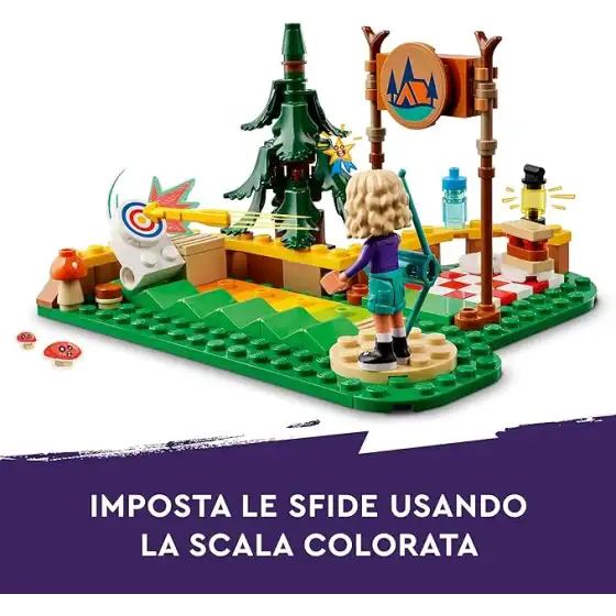 LEGO 42622 - Set Costruzioni LEGO Friends Tiro con l'Arco al Campo Avventure