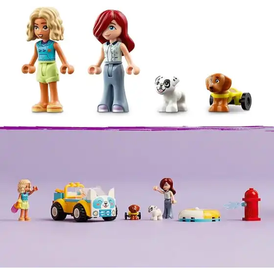 LEGO 42635 - Set Costruzioni LEGO Friends Auto per la Toelettatura dei Cani