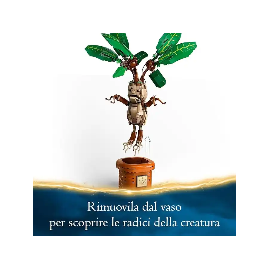 LEGO 76433 - Set Costruzioni Harry Potter Mandragola