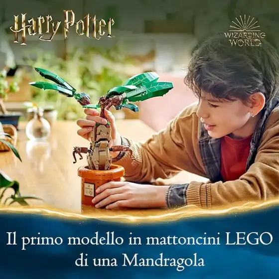 LEGO 76433 - Set Costruzioni Harry Potter Mandragola
