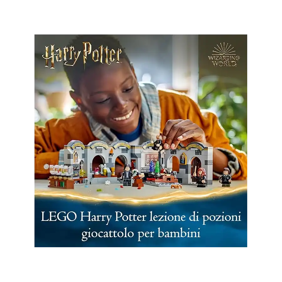 LEGO 76431 - Set Costruzioni Harry Potter Lezione di Pozioni