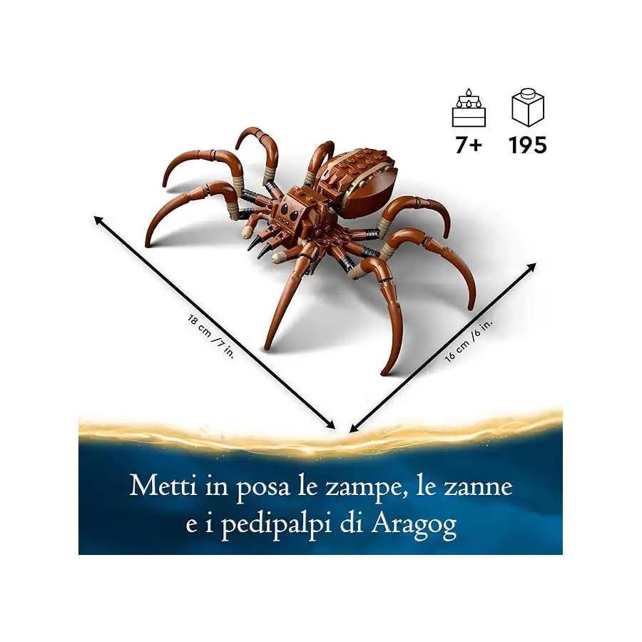 LEGO 76434 - Set Costruzioni Harry Potter Aragog nella Foresta Proibita