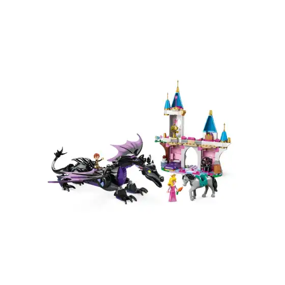 LEGO 43240 - Set Costruzioni Disney Princess Malefica Drago