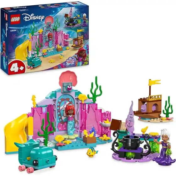 LEGO 43254 - Set Costruzioni Disney Princess La Caverna di Cristallo di Ariel
