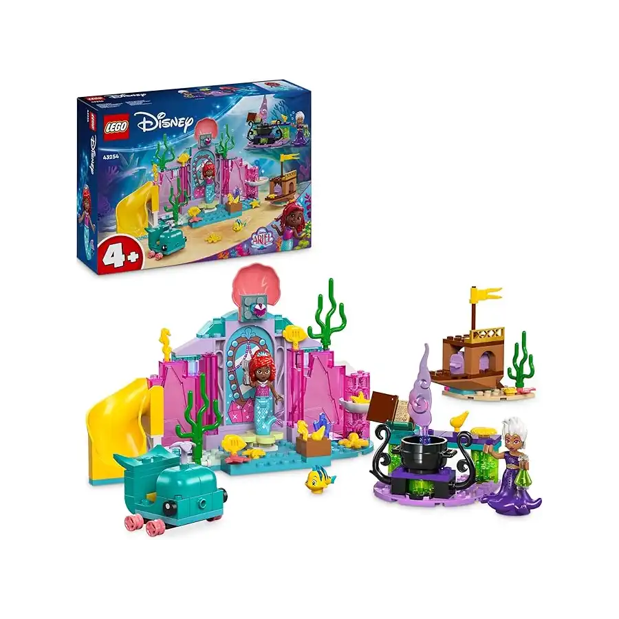LEGO 43254 - Set Costruzioni Disney Princess La Caverna di Cristallo di Ariel